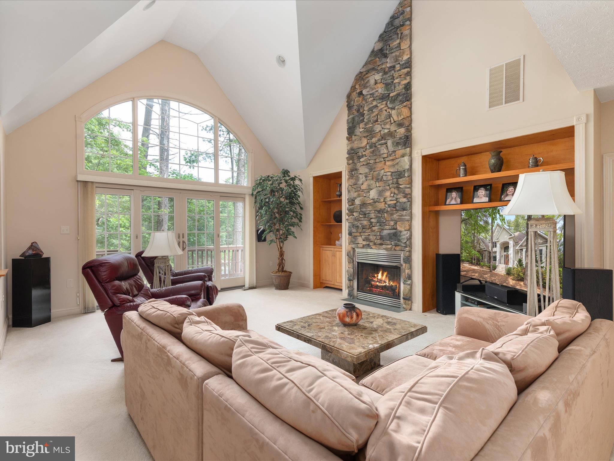 228 Sunset Circle Cross Junction, VA 22625 - Photo 3 of 72 Family room w/floor to ceiling fireplace