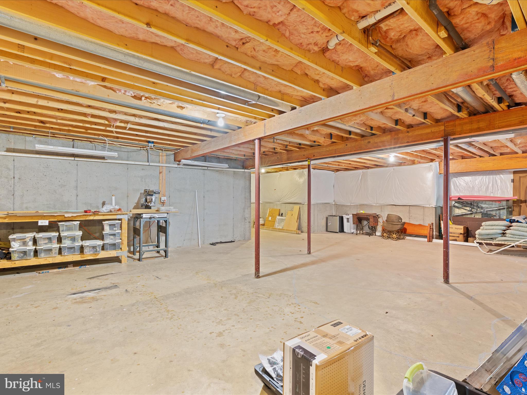 228 Sunset Circle Cross Junction, VA 22625 - Photo 38 of 72 Full unfinished walkout basement