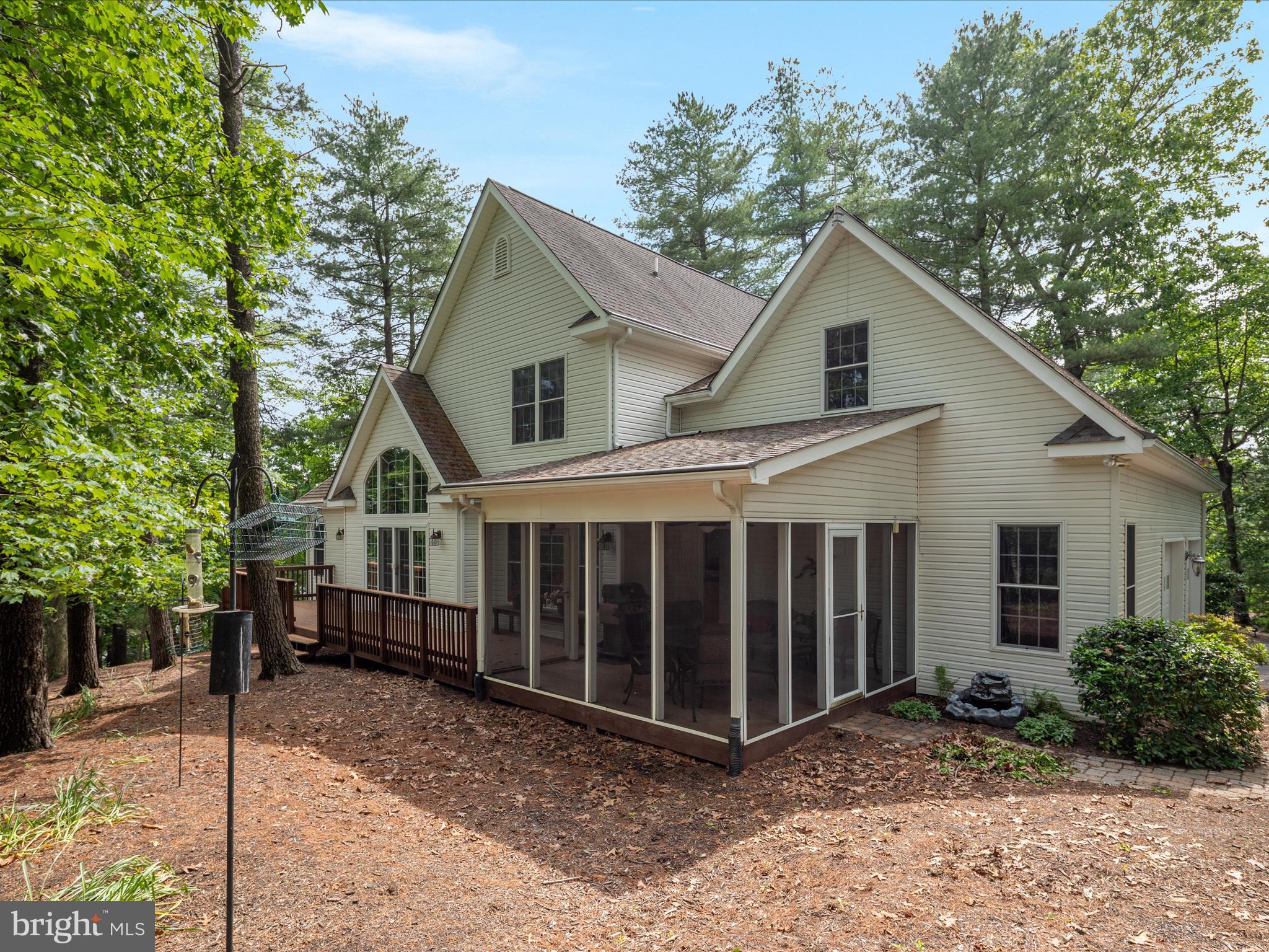 228 Sunset Circle Cross Junction, VA 22625 - Photo 45 of 72 Screened back porch