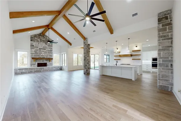 a dining room with furniture window wooden floor