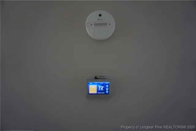 a room with window and stairs