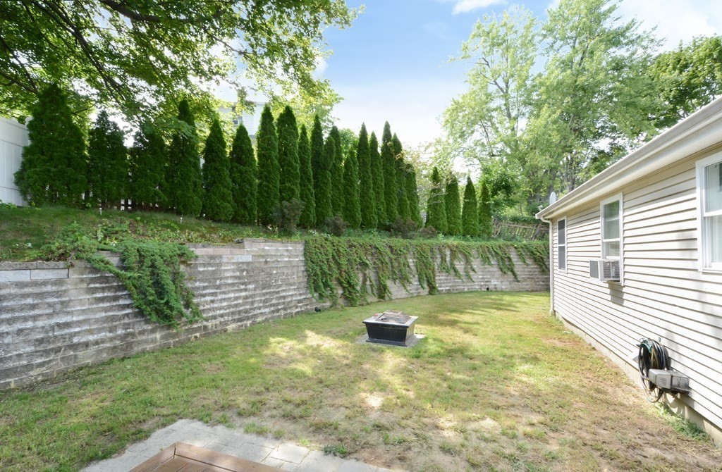 1 Hapgood Road Worcester, MA 01605 - Photo 30 of 34 a view of a backyard with trees