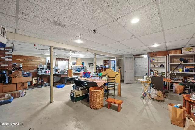 a room with lots of storage and utility room