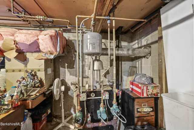 a view of a storage room