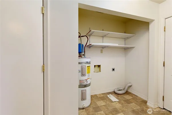 a view of water heater room