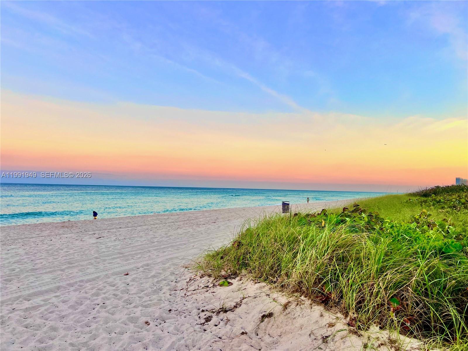 9172 Collins Avenue, Unit 305 Surfside, FL 33154 - Photo 27 of 37 a view of outdoor space with ocean view