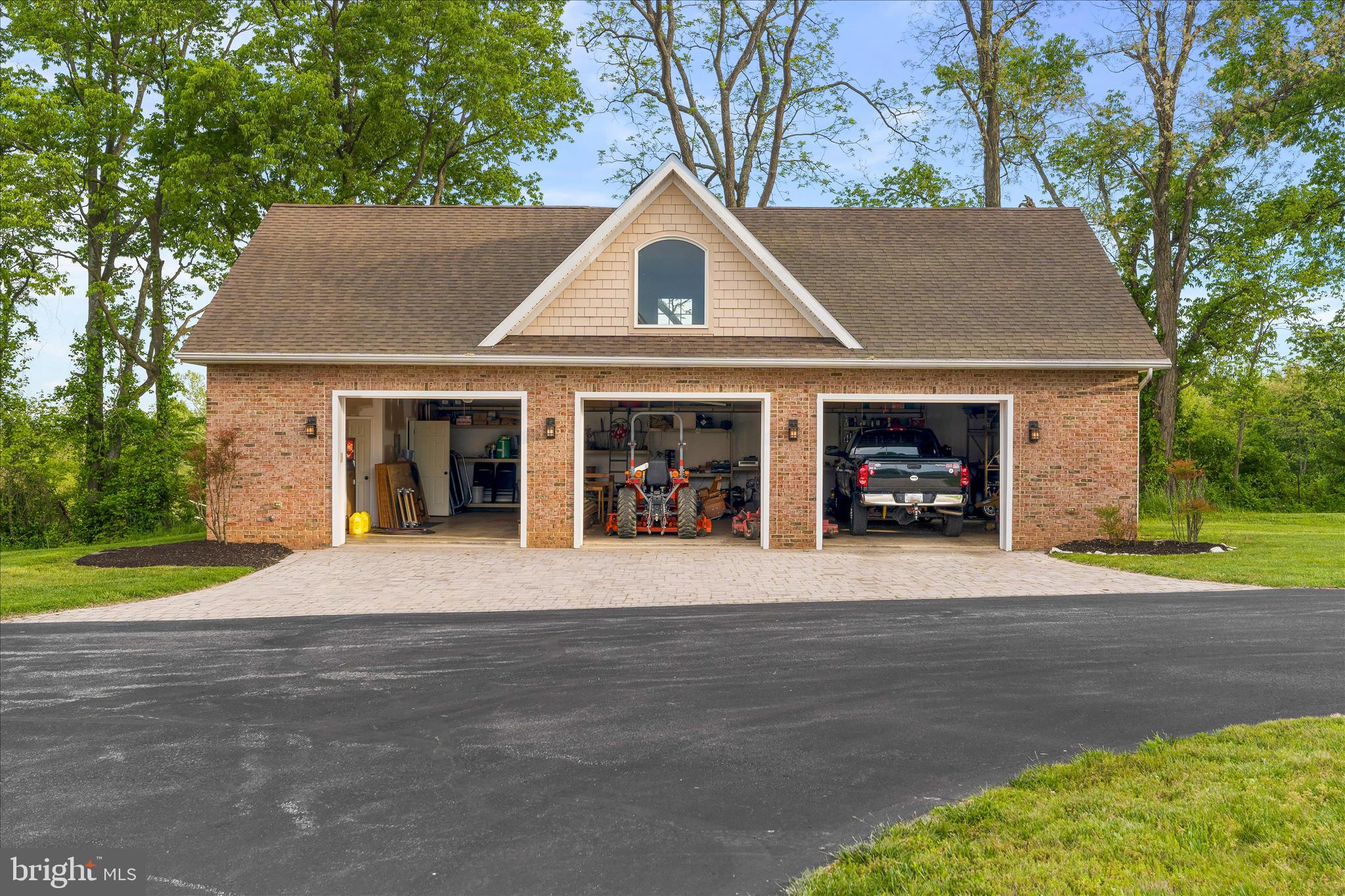 10691 Easterday Road Myersville, MD 21773 - Photo 58 of 79 a front view of a house with a yard and garage