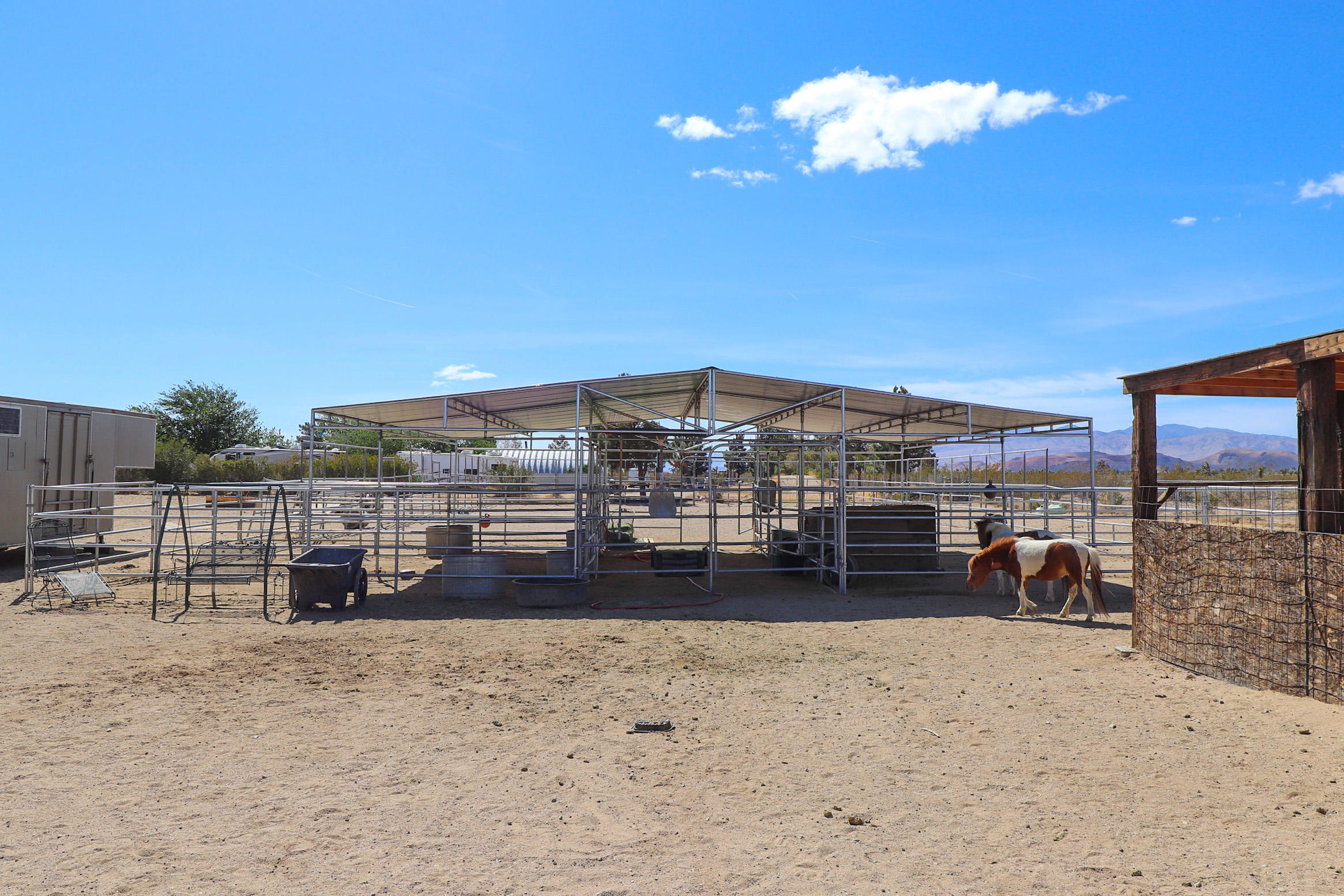 4647 Montiverde Road Mojave, CA 93501 - Photo 28 of 30 a view of a house with a backyard