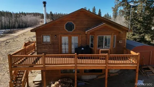 a view of a house with a deck