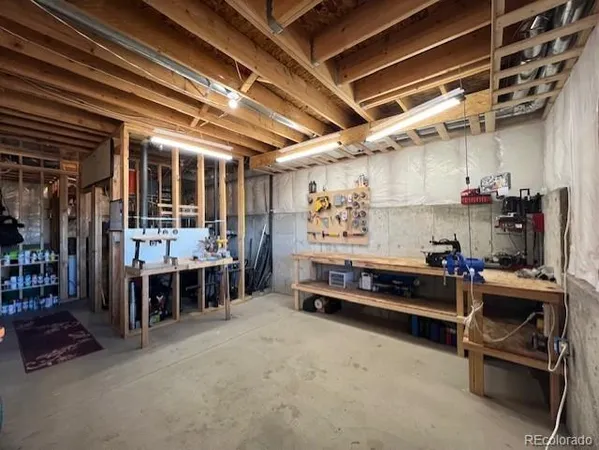 a view of storage and utility room