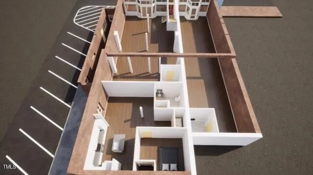 a view of staircase with white walls and stairs