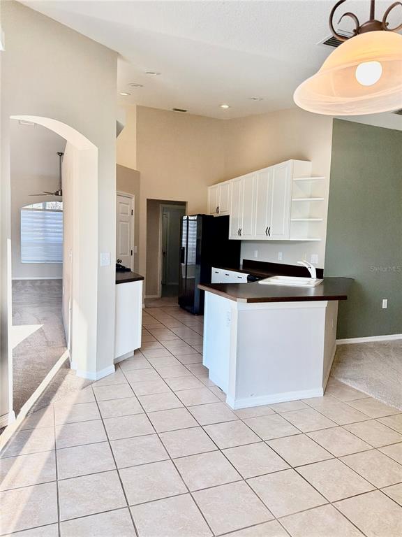 31224 Crestmont Court Wesley Chapel, FL 33543 - Photo 19 of 36 a kitchen with stainless steel appliances a refrigerator sink and cabinets