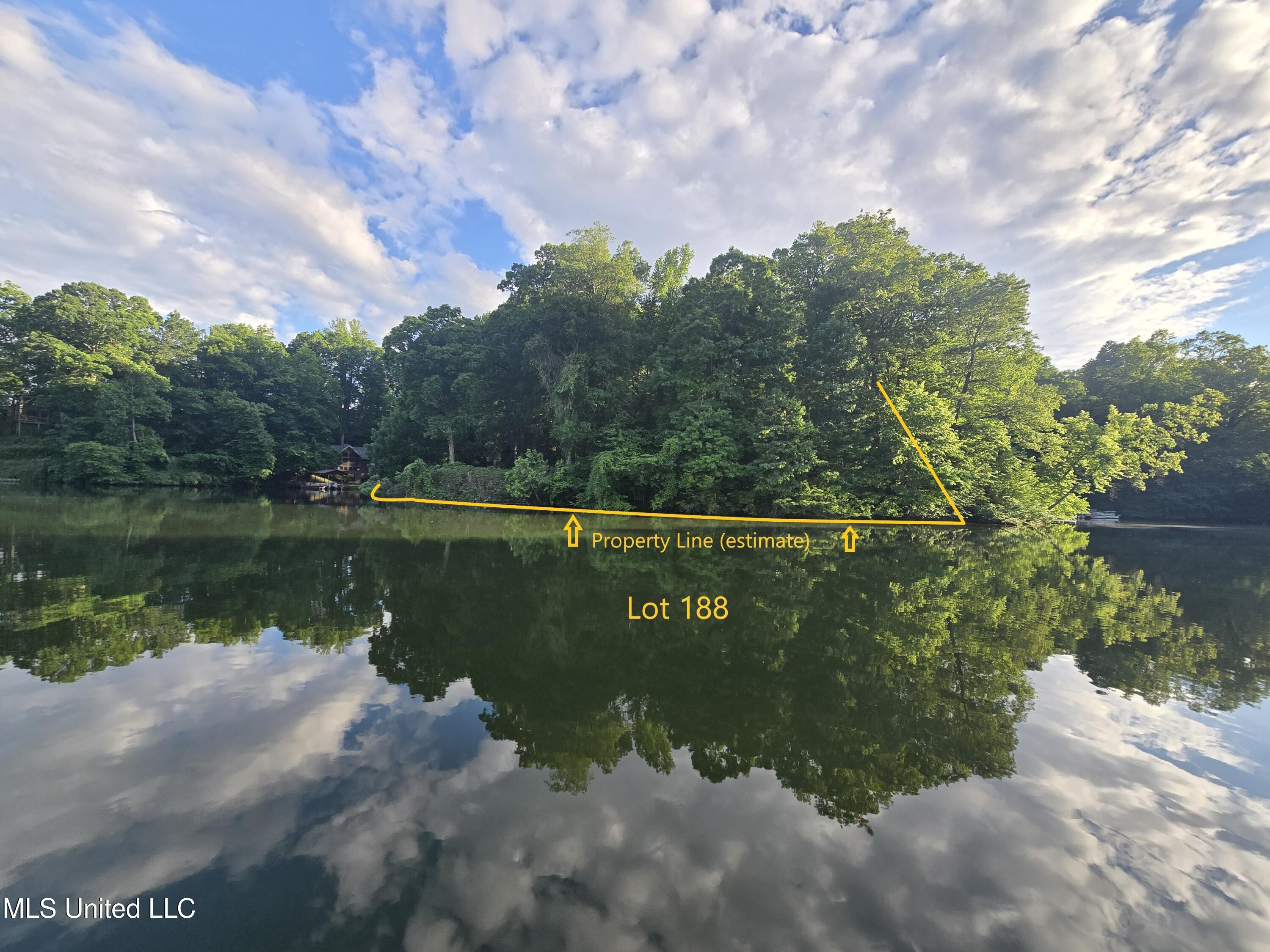 3090 Hickory Nut Drive Hernando, MS 38632 - Photo 22 of 33 lot 188 from lake with property line est