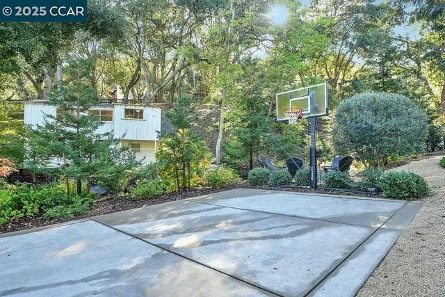 a bird view of a house