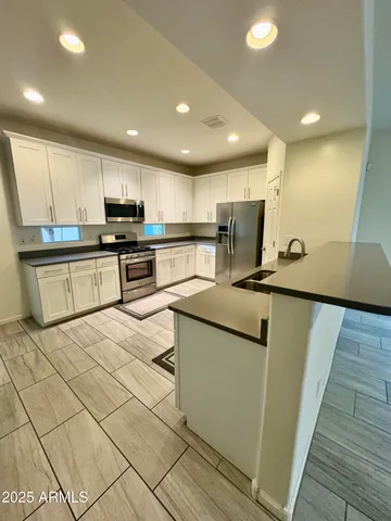 a room with a closet