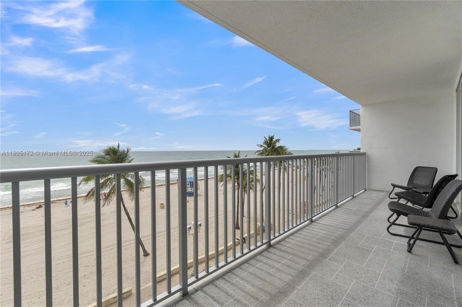 400 North Surf Road, Unit 504 Hollywood, FL 33019 - Photo 2 of 44 a view of a two chairs in the balcony