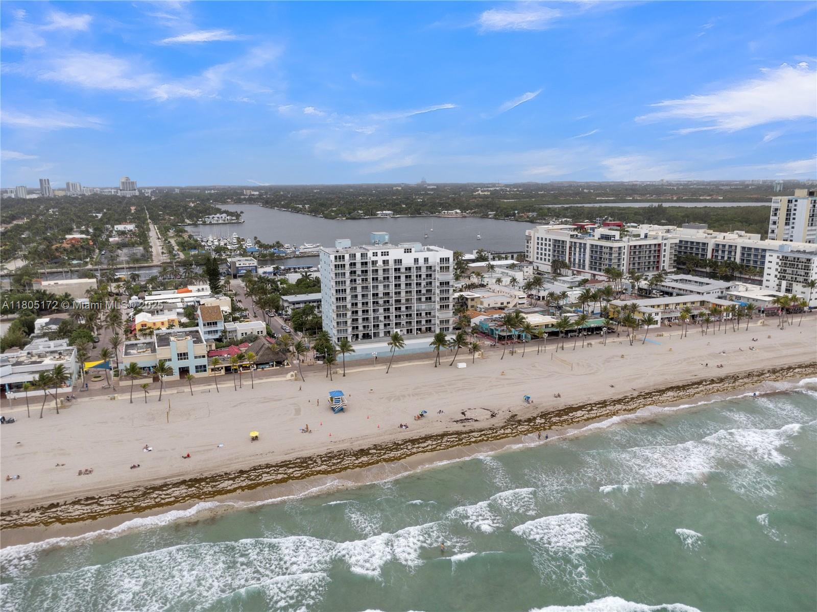 400 North Surf Road, Unit 504 Hollywood, FL 33019 - Photo 37 of 44 a view of a lake with beach