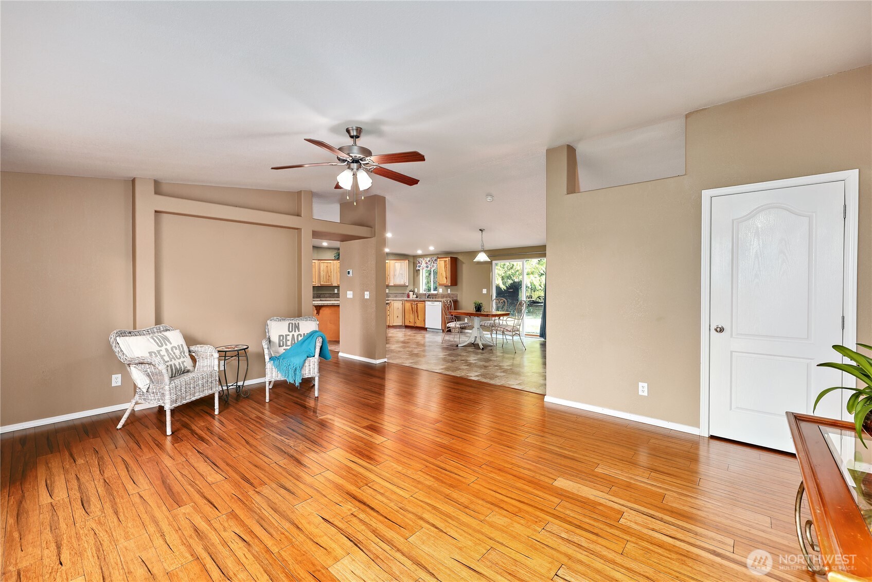 35025 Little Boston Road Northeast Kingston, WA 98346 - Photo 6 of 40 a living room with furniture and wooden floor