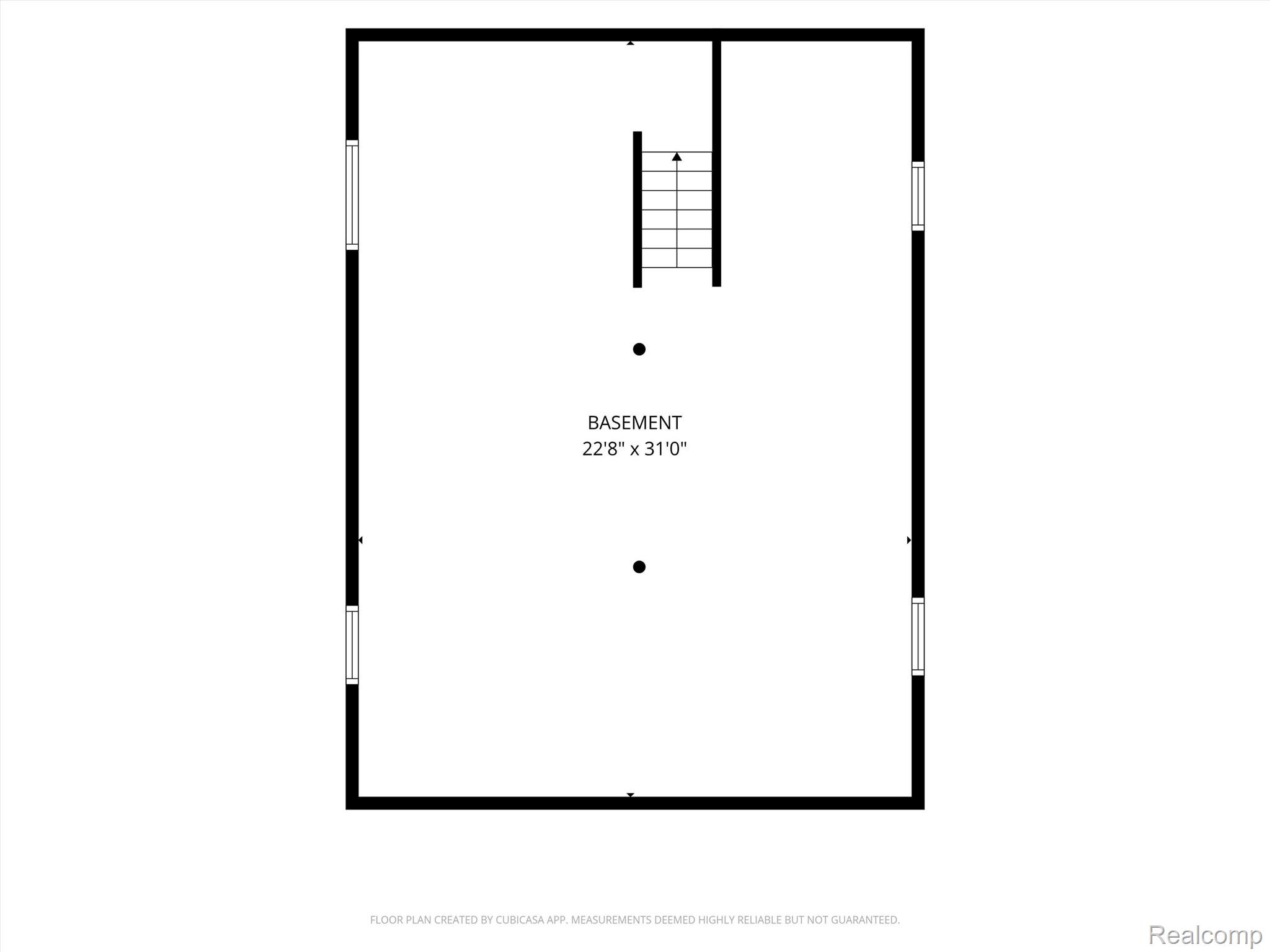 357 North Hospital Road Waterford, MI 48327 - Photo 32 of 33 Floor Plan - Basement
