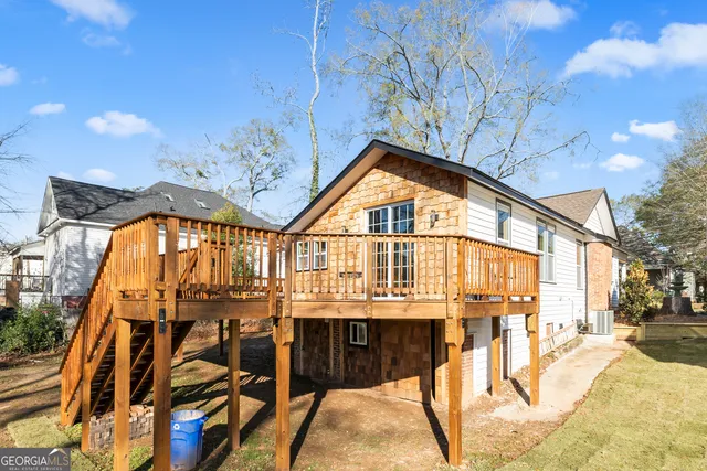 a view of a house with a swimming pool