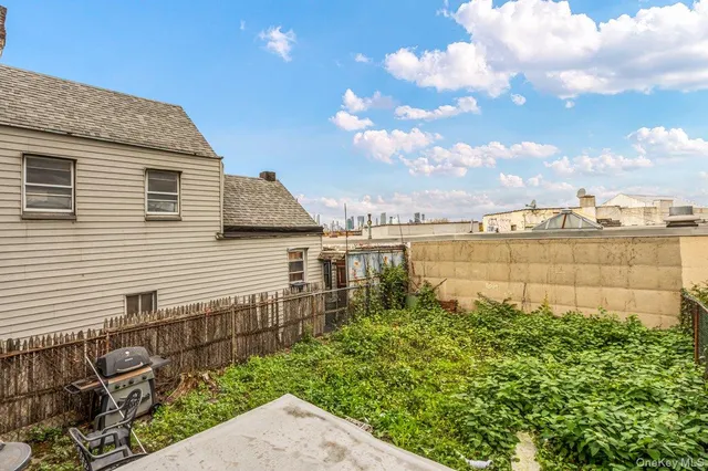 a view of a lake with a garden