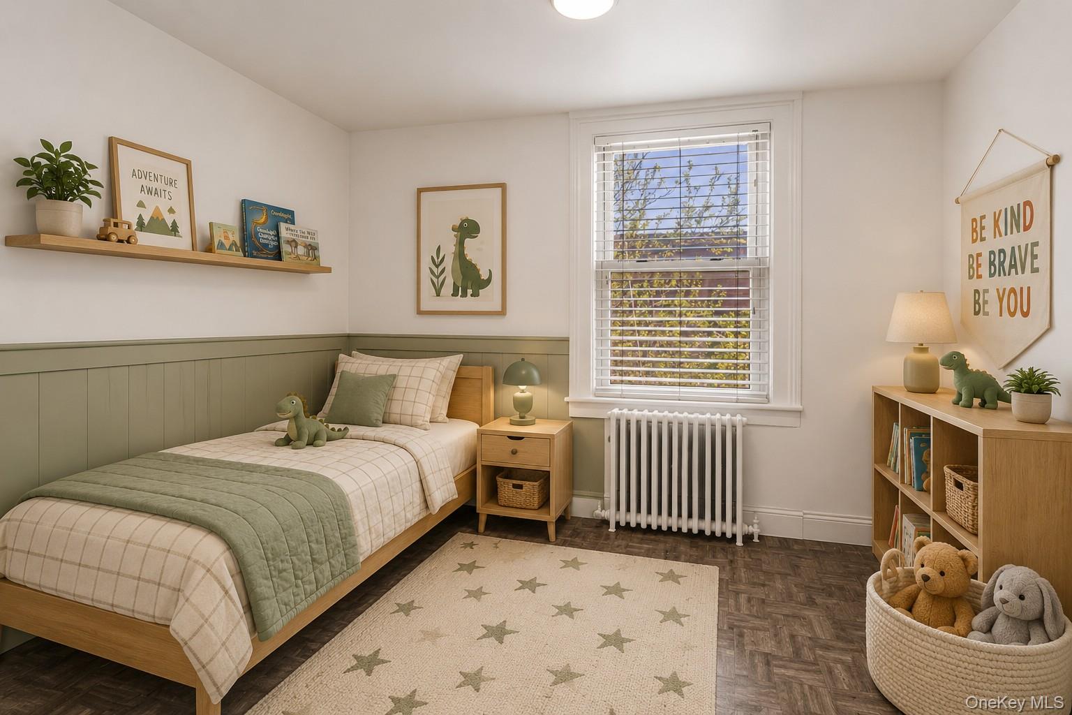 57-39 57th Road Queens, NY 11378 - Photo 5 of 31 a bedroom with a bed and a window