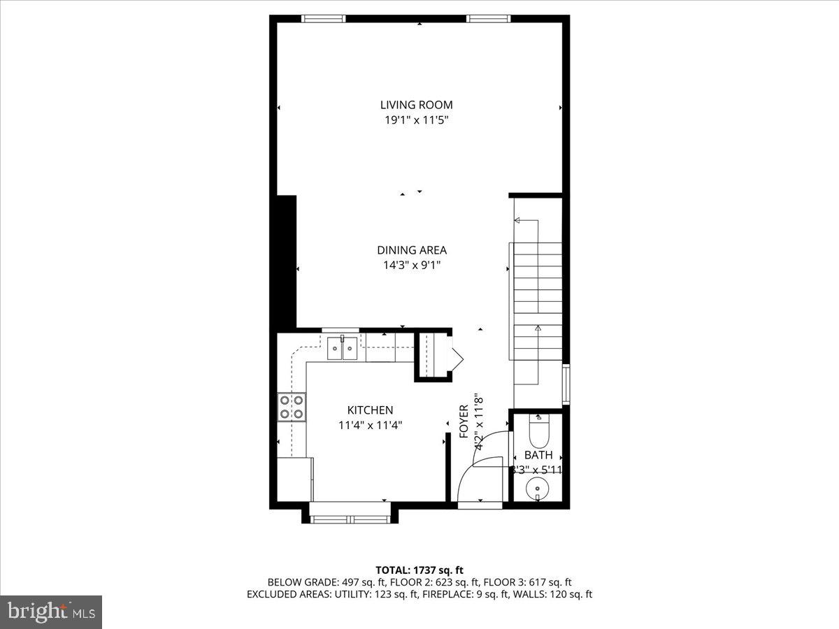 1936 Flowering Tree Terrace Silver Spring, MD 20902 - Photo 23 of 26 a picture of a wall with white walls