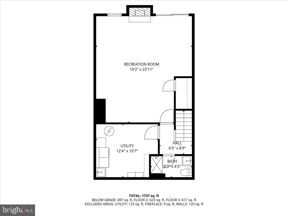 1936 Flowering Tree Terrace Silver Spring, MD 20902 - Photo 25 of 26 a picture of a bench in a room