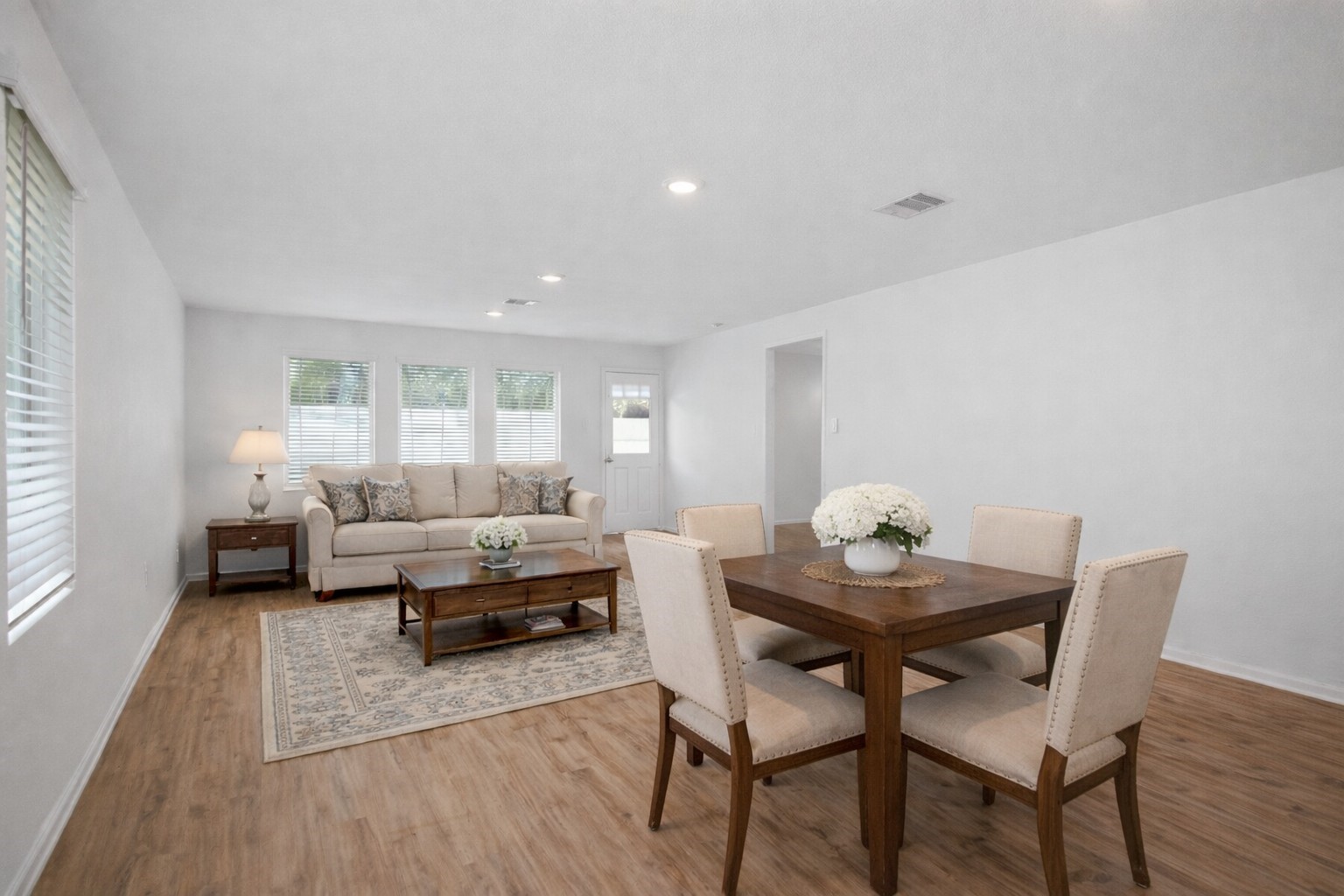 24126 Maple Turn Lane Hockley, TX 77447 - Photo 3 of 25 a living room with furniture and wooden floor
