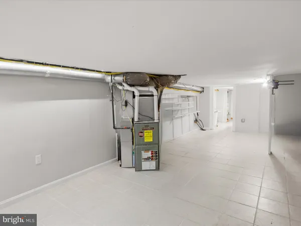 a view of water heater room