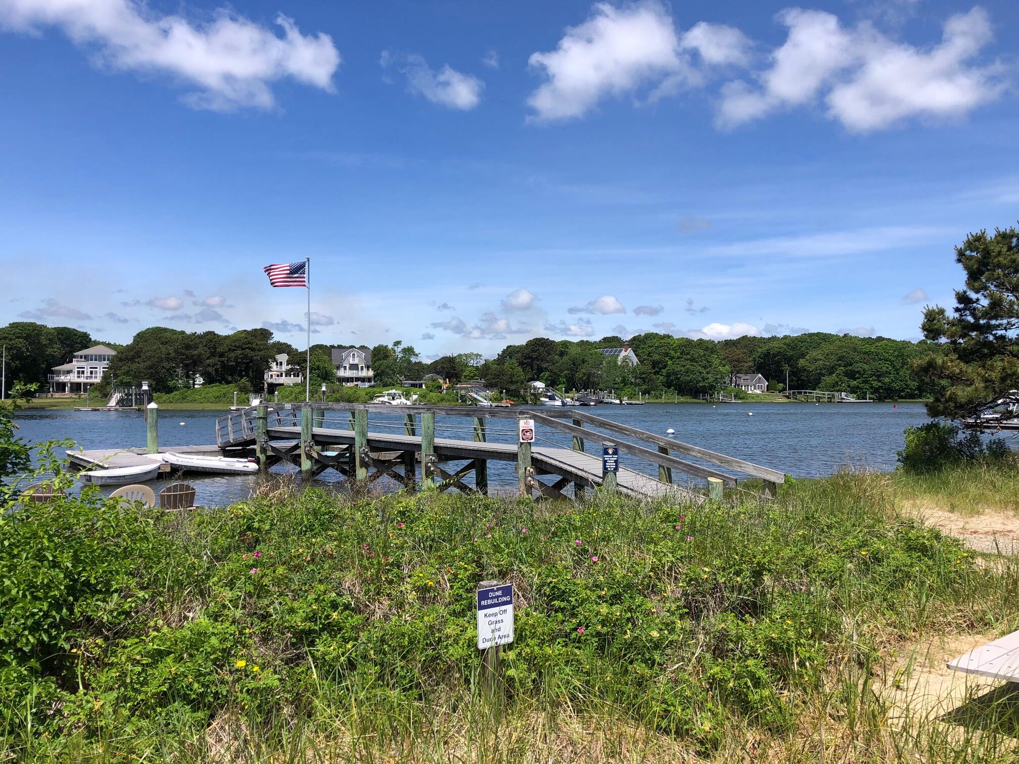 79 Neshobe Road Mashpee, MA 02649 - Photo 13 of 18 a view of a house with pool and a yard