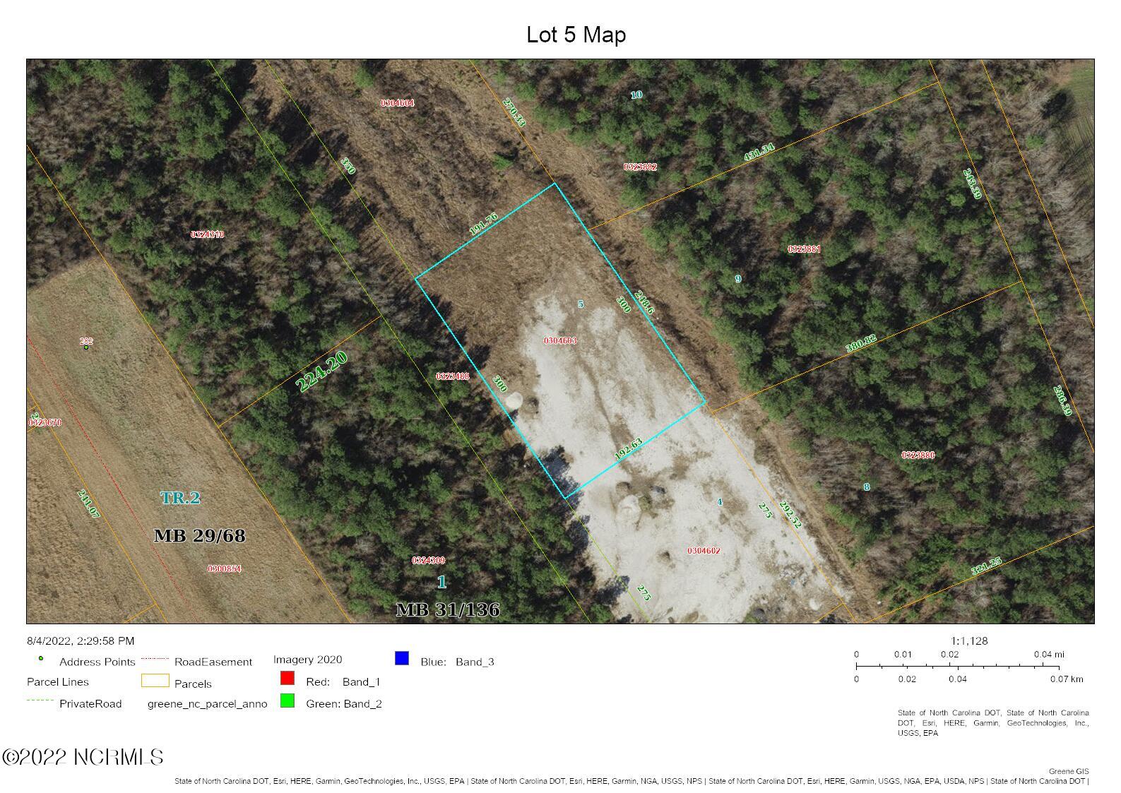 6 Browntown Road Snow Hill, NC 28580 - Photo 3 of 4 Lot 5 Map