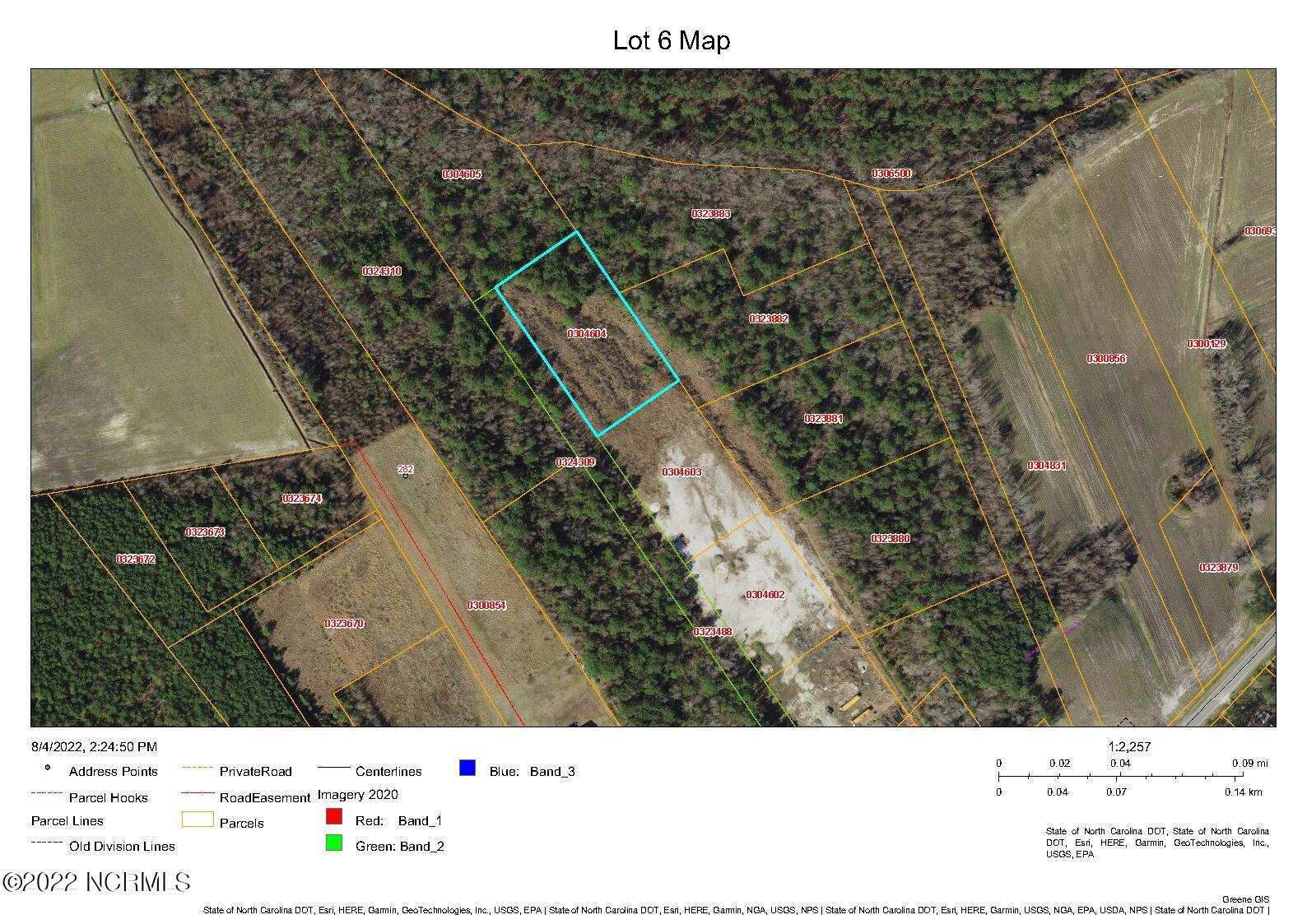 6 Browntown Road Snow Hill, NC 28580 - Photo 4 of 4 Lot 6 Map