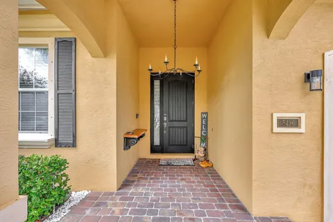 a view of a entryway door