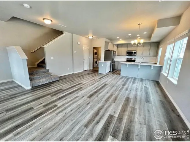 a view of kitchen and kitchen counter top space