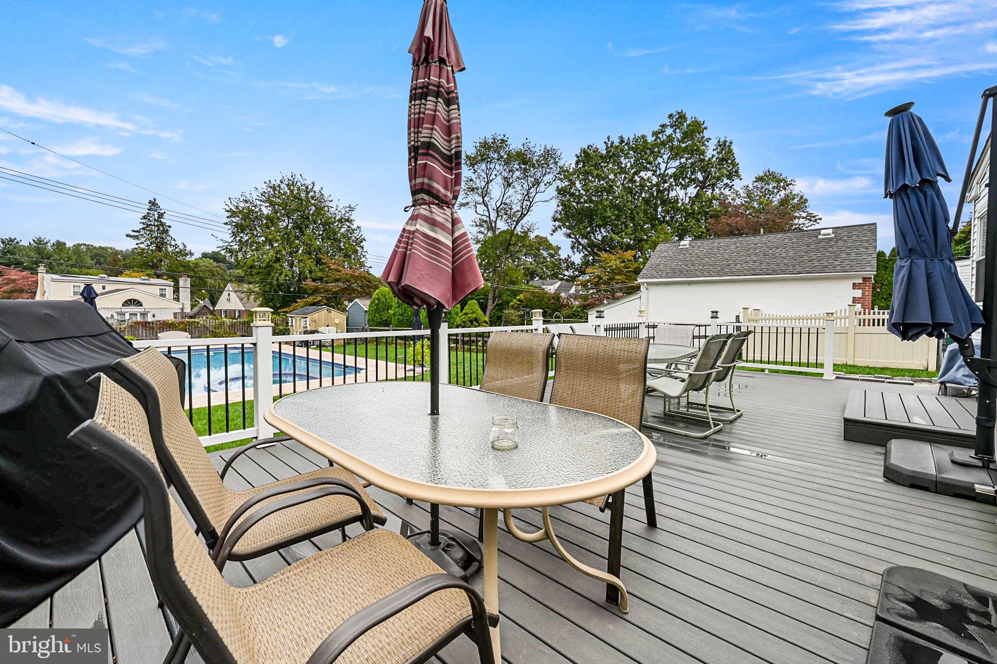 453 Claremont Road Springfield, PA 19064 - Photo 27 of 32 a view of a chairs and table in patio