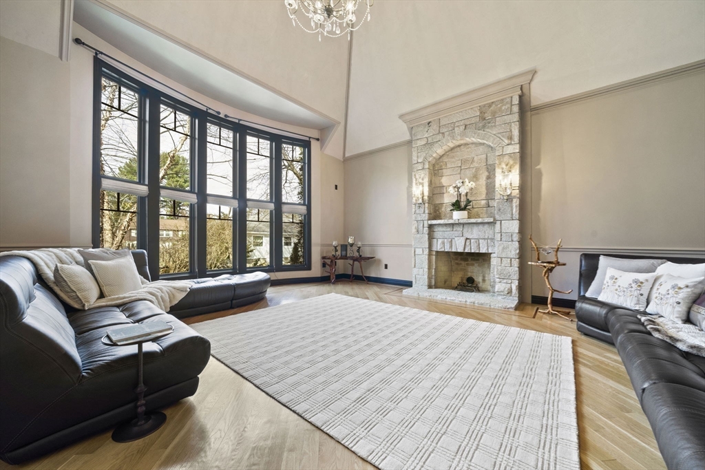 20 Boulder Road Newton, MA 02459 - Photo 13 of 42 a living room with furniture and a fireplace