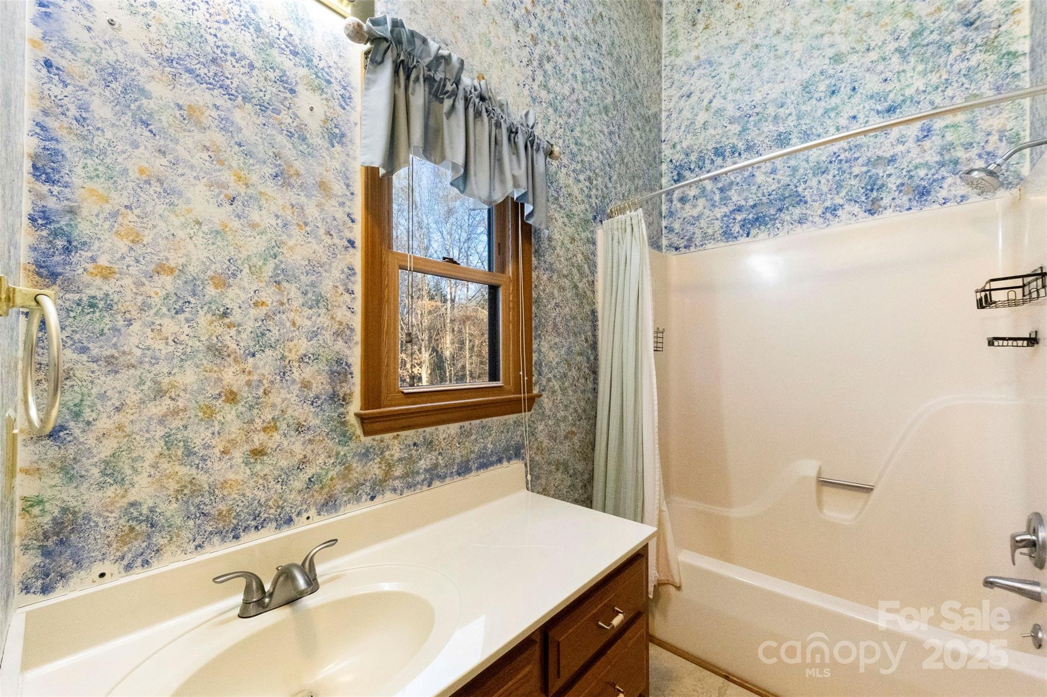 3026 Forbes Road Gastonia, NC 28056 - Photo 29 of 42 a bathroom with a sink and a bathtub