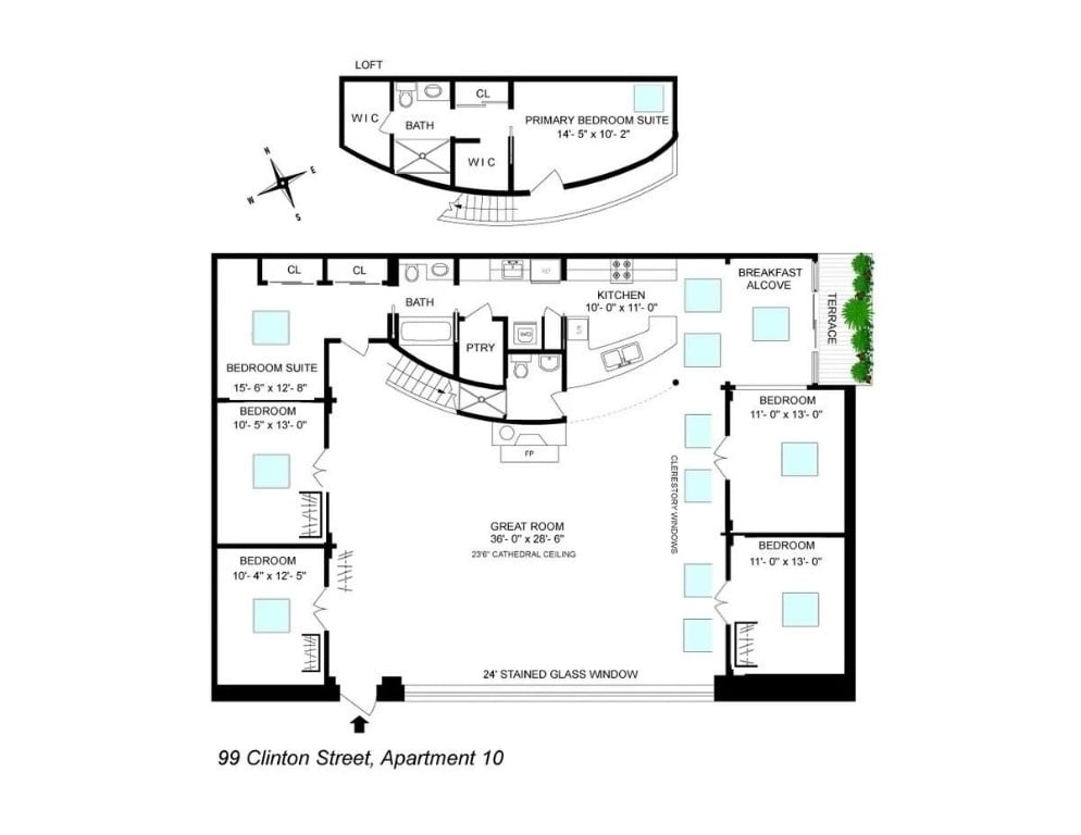 99 Clinton Street, Unit 10 Brooklyn, NY 11201 - Photo 15 of 15 Floor Plan