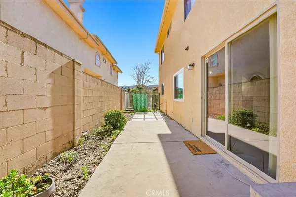 a view of a building with a outdoor space