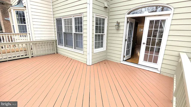 a view of a house with a large window