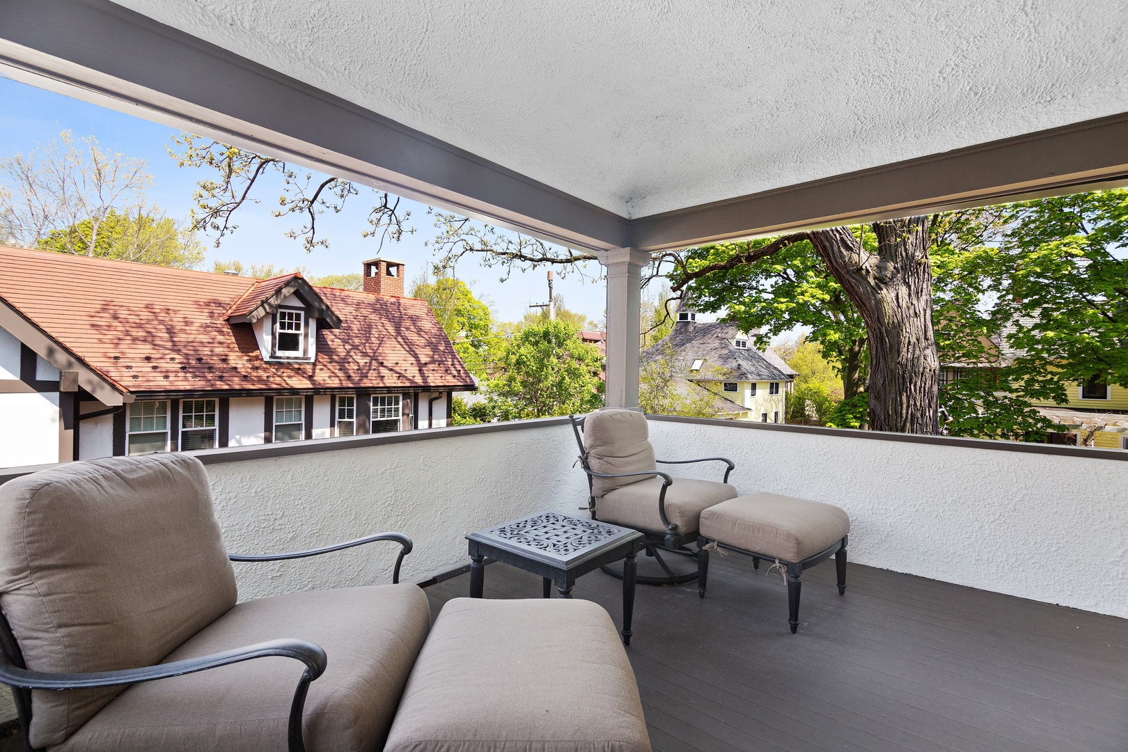 1622 Forest Place Evanston, IL 60201 - Photo 30 of 47 a living room with furniture and a large window