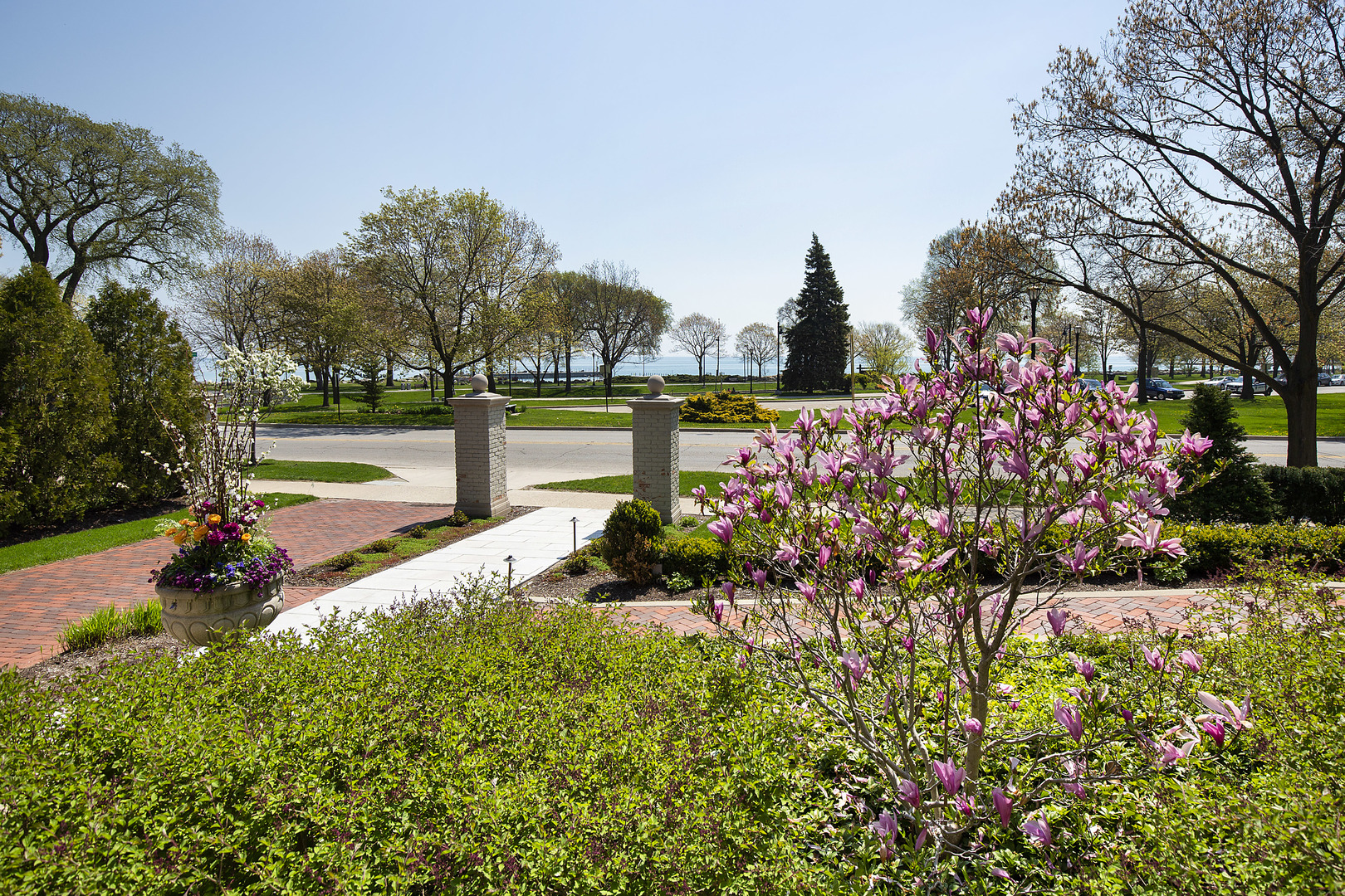 1622 Forest Place Evanston, IL 60201 - Photo 39 of 47 a view of a park with large trees