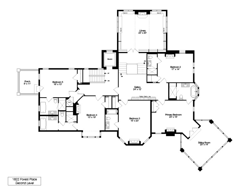 1622 Forest Place Evanston, IL 60201 - Photo 44 of 47 a picture of floor plan