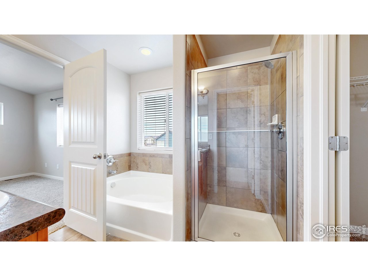 419 Clark Street Johnstown, CO 80534 - Photo 21 of 31 a bathroom with a tub and shower