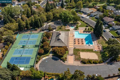 a view of a couches in patio of back yard