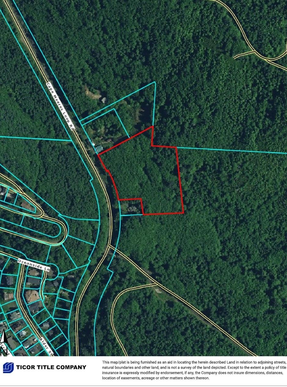 V/l Cape Meares Loop Tillamook, OR 97141 - Photo 5 of 11 Aerial_view_map
