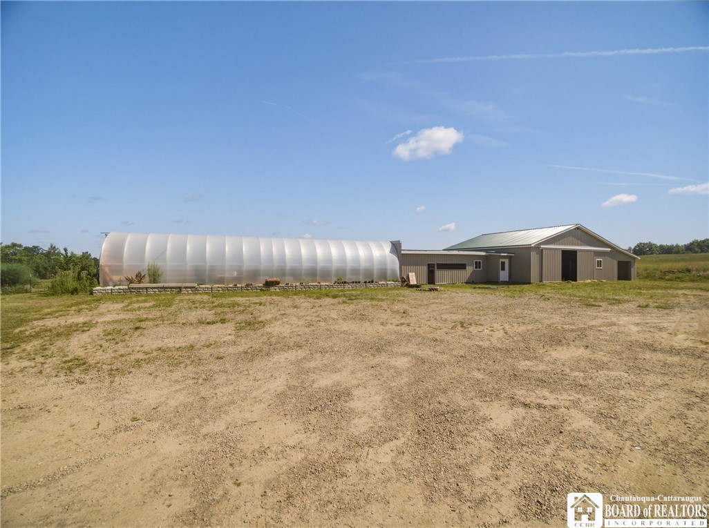 1546 Swede Road Harmony, NY 14710 - Photo 19 of 49 Livestock barn and tunnel greenhouse
