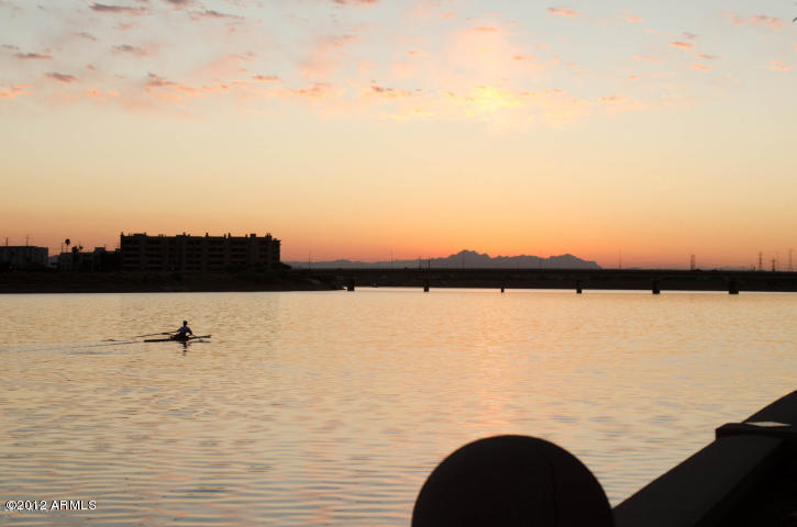 120 East Rio Salado Parkway, Unit 501 Tempe, AZ 85281 - Photo 18 of 40 Kayaker in the evening sunset