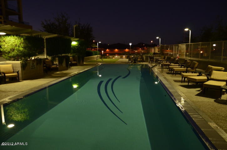 120 East Rio Salado Parkway, Unit 501 Tempe, AZ 85281 - Photo 28 of 40 Pool at Night